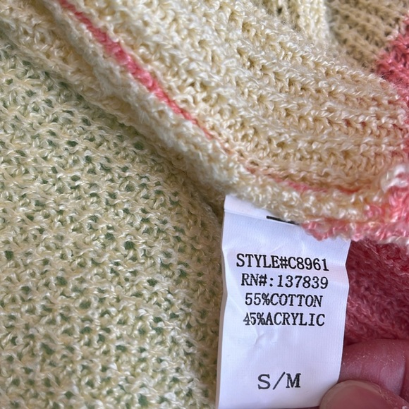 Cardigan with Lots of Spring Colors - Picture 8 of 8